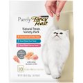 Fancy Feast Purely Natural Treats Variety Pack Cat Treats, 1.06-oz pouch
