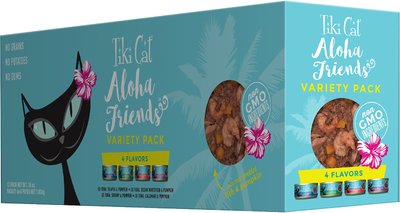 Tiki Cat Aloha Friends Variety Pack Grain-Free Wet Cat Food, slide 1 of 1