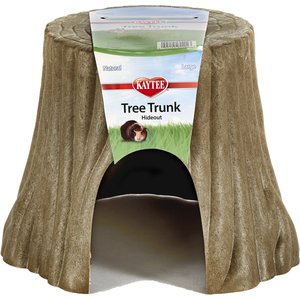 Kaytee Natural Tree Trunk Small Animal Hideout, Color Varies, Large