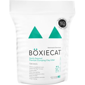 Boxiecat Gently Scented Clumping Clay Cat Litter, 16-lb bag