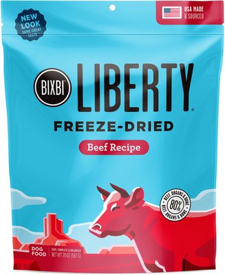 BIXBI Liberty Beef Recipe Grain-Free Freeze-Dried Raw Dog Food, slide 1 of 1