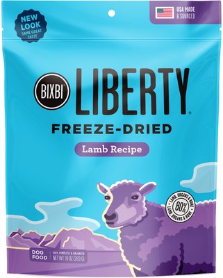 BIXBI Liberty Lamb Recipe Grain-Free Freeze-Dried Raw Dog Food, slide 1 of 1