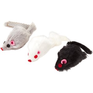 Penn-Plax Purr Pet Bag of Mice Cat Toy, Color Varies, 12 count