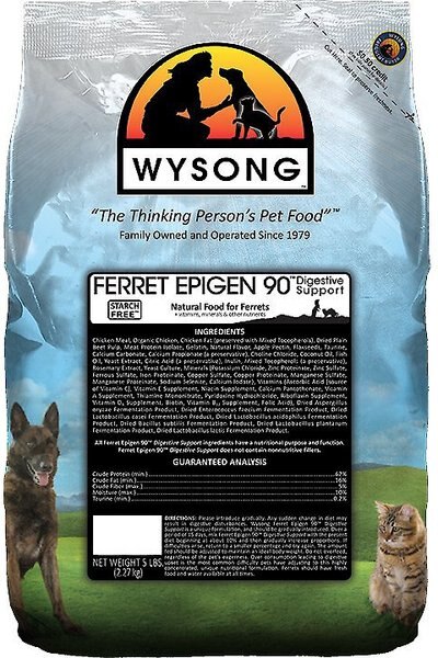 Wysong Epigen 90 Digestive Support Dry Ferret Food, 5-lb bag slide 1 of 2