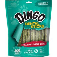 Dingo Dental Sticks Tartar Control Dental Dog Treats