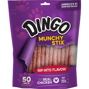 Dingo Munchy Stix Dog Treats, 50 count