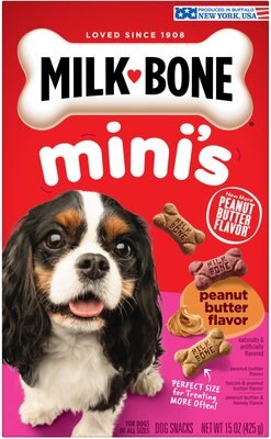 Milk-Bone Mini's Peanut Butter Flavor Variety Dog Treats, slide 1 of 1