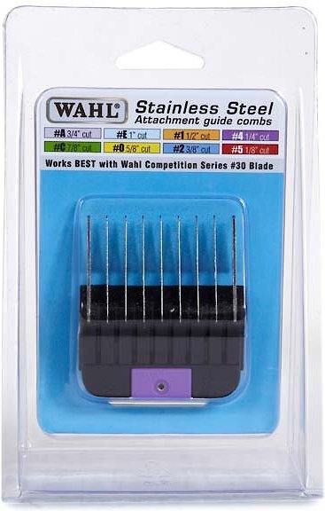 Wahl Stainless Steel Attachment Comb for Detachable Blades, size 1/4-in slide 1 of 3