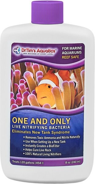 Dr. Tim's Aquatics One & Only Live Nitrifying Bacteria for Reef Aquariums, 8-oz bottle slide 1 of 2