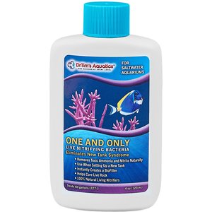 Dr. Tim's Aquatics One & Only Live Nitrifying Bacteria for Saltwater Aquariums, 4-oz bottle