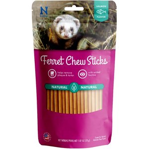 N-Bone Salmon Flavor Chew Stick Ferret Treats, 1.87-oz bag