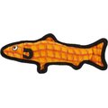 Tuffy's Ocean Creatures Trout Squeaky Plush Dog Toy, Orange
