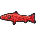 Tuffy's Ocean Creatures Trout Squeaky Plush Dog Toy, Red