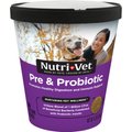 Nutri-Vet Pre & Probiotics Soft Chews Digestive Supplement for Dogs, 120 count