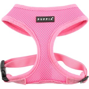 Puppia Polyester Back Clip Dog Harness, Pink, X-Large: 22 to 32-in chest