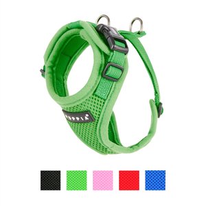 Puppia RiteFit Polyester Back Clip Dog Harness, Green, X-Small: 11 to 15-in chest