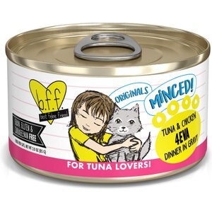 BFF Tuna & Chicken 4-Eva Dinner in Gravy Canned Cat Food, 3-oz, case of 24