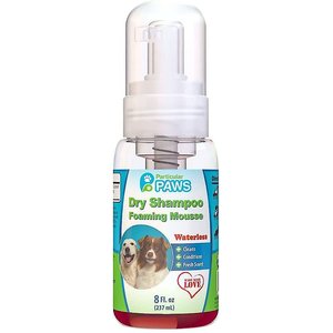 Particular Paws Foaming Mousse Dry Dog Shampoo, 8-oz bottle