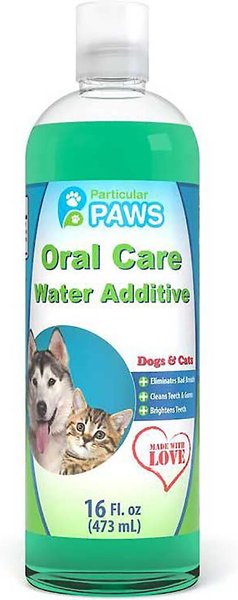 Particular Paws Oral Care Dog & Cat Water Additive, 16-oz bottle slide 1 of 7