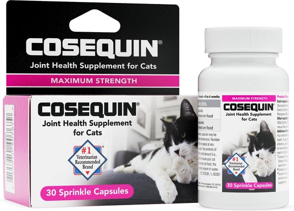 Nutramax Cosequin Maximum Strength Capsules Joint Supplement for Cats, 30 count slide 1 of 4