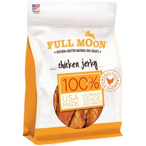 Full Moon Chicken Jerky Human-Grade Dog Treats, 6-oz bag