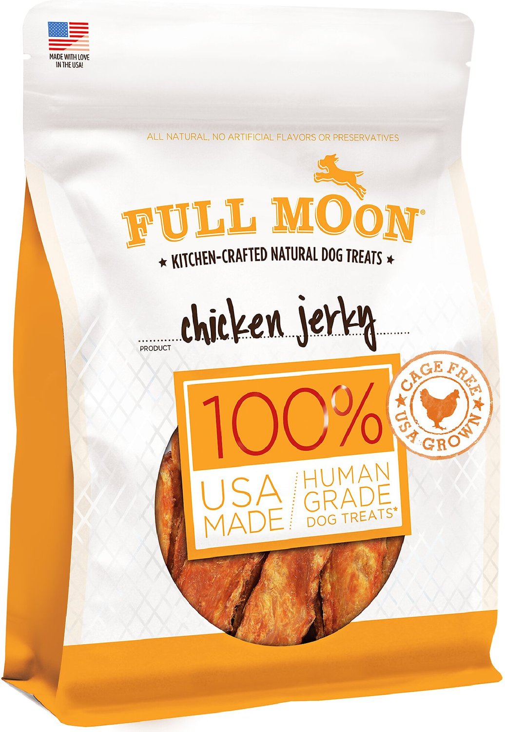 FULL MOON Chicken Jerky Dog Treats, 12 