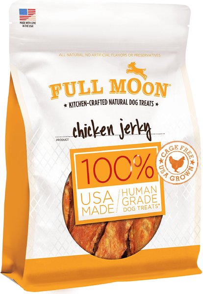 Full Moon Chicken Jerky Human-Grade Dog Treats, 12-oz bag slide 1 of 7
