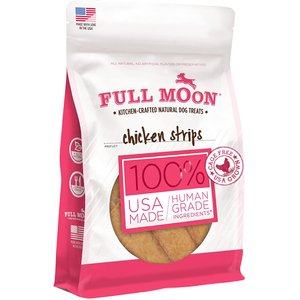 Full Moon Chicken Strips Grain-Free Dog Treats, 6-oz bag