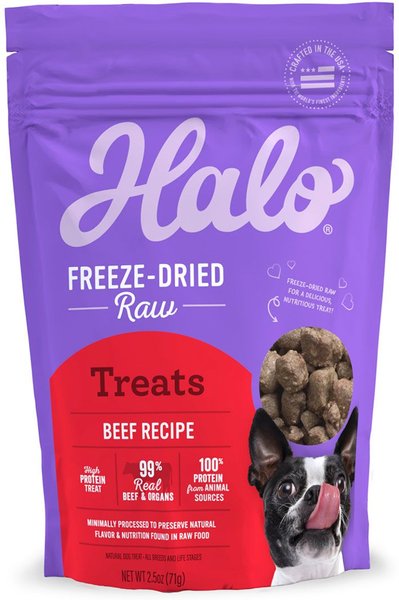 TruDog Treat Me Crunchy Beef Delight Raw Freeze-Dried Dog Treats, 2.5-oz bag slide 1 of 9