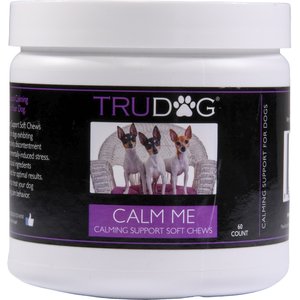 TruDog Calm Me Calming Support Soft Chews Dog Supplement, 60 count