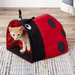PetRageous Designs Cat Cave, Ladybug