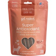 Get Naked Super Antioxidant Grain-Free Dental Chew Sticks Dog Treats, Small
