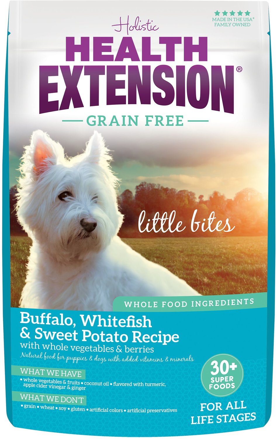 Health Extension Grain-free Little Bites Buffalo Whitefish Recipe Dry Dog Food 235-lb Bag - Chewycom