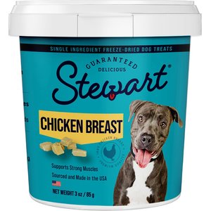 Stewart Pro-Treat Chicken Breast Freeze-Dried Dog Treats, 3-oz tub