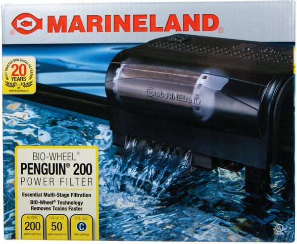 Marineland Bio-Wheel Penguin Aquarium Power Filter, 50-gal slide 1 of 5