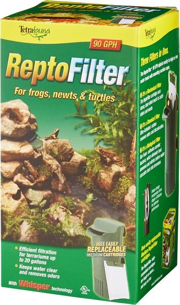 Tetrafauna ReptoFilter for Frogs, Newts & Turtles, Medium, 90 GPH slide 1 of 10