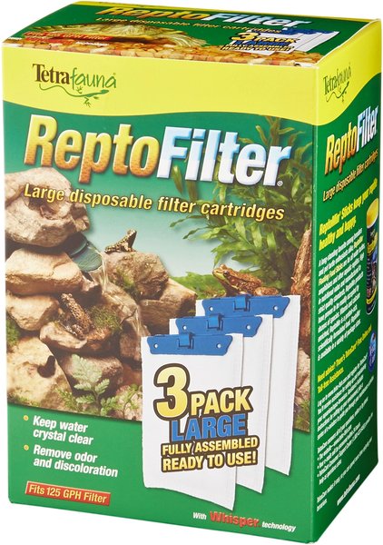 Tetrafauna ReptoFilter Cartridges Replacements, 3 Count, Large, 125 GPH slide 1 of 10