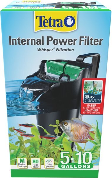 Tetra Whisper Internal Aquarium Power Filter with BioScrubber, 5-10 gal slide 1 of 4