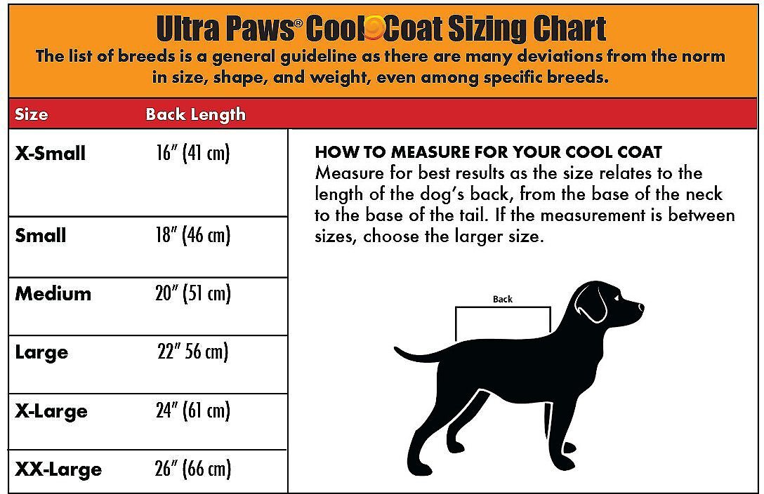 Ultra Paws Cool Coat, Small