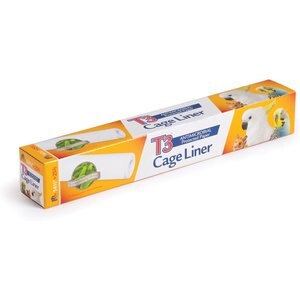 Prevue Pet Products T3 Antimicrobial Protected Paper Bird & Small Animal Cage Liner, 14.5 in x 25 ft