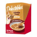 Hartz Delectables Stew Chicken & Tuna Lickable Cat Treat, 1.4-oz, case of 12