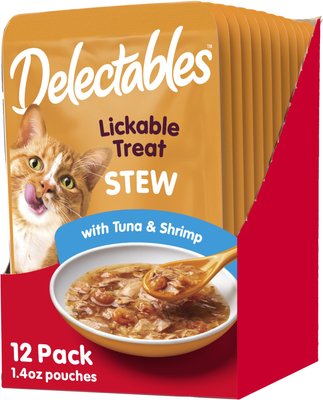 Hartz Delectables Stew Tuna & Shrimp Lickable Cat Treat, slide 1 of 1