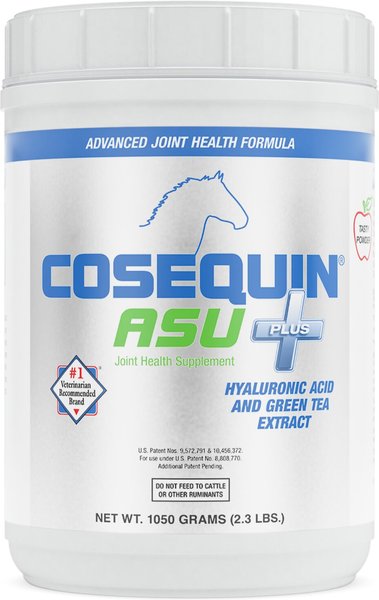 Nutramax Cosequin ASU Plus Hyaluronic Acid & Green Tea Extract Joint Health Powder Horse Supplement, 2.3-lb tub slide 1 of 3