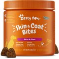 Zesty Paws Omega Bites Chicken Flavored Soft Chews Skin & Coat Supplement for Dogs, 90-count