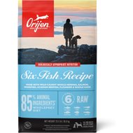ORIJEN Six Fish Grain-Free Dry Dog Food, 25-lb bag