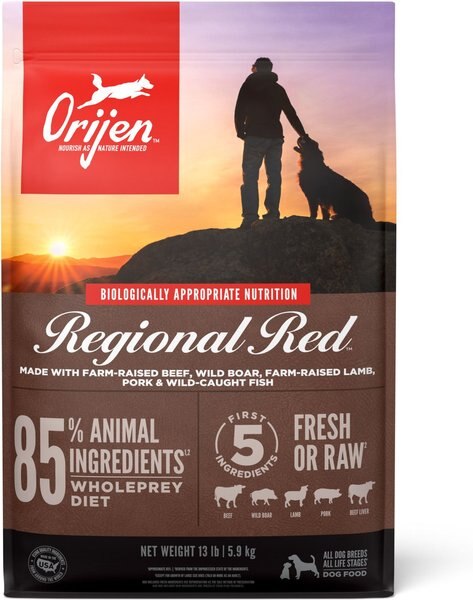 ORIJEN Regional Red Grain-Free Dry Dog Food, 13-lb bag slide 1 of 10