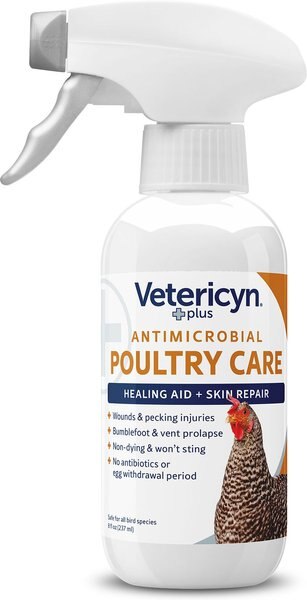 Vetericyn Plus Antimicrobial Poultry Care Spray, 8-oz bottle slide 1 of 2