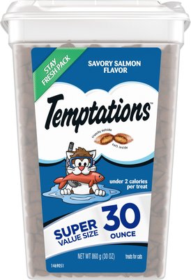 Temptations Savory Salmon Flavor Cat Treats, slide 1 of 1