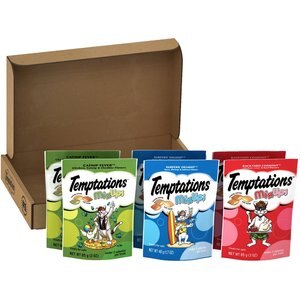 Temptations Mixups Variety Pack Cat Treats, 3-oz bag, case of 6