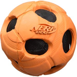 Nerf Dog Bash Crunch Ball Dog Toy, Large